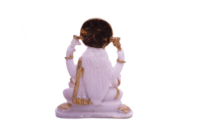 Laxmi Ganesh statue white - Indian Gods and Goddess idols and gifts in marble dust ,Elegant Laxmi-Ganesh Idols for Home & Office Décor | Perfect Marble Showpiece Gift for Birthday, Wedding, and Festivals