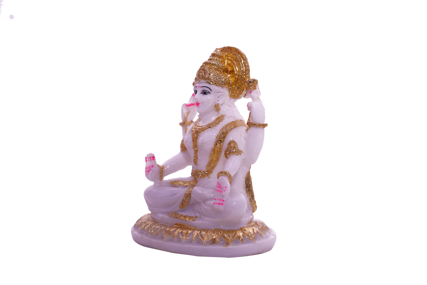 Laxmi Ganesh statue white - Indian Gods and Goddess idols and gifts in marble dust ,Elegant Laxmi-Ganesh Idols for Home & Office Décor | Perfect Marble Showpiece Gift for Birthday, Wedding, and Festivals