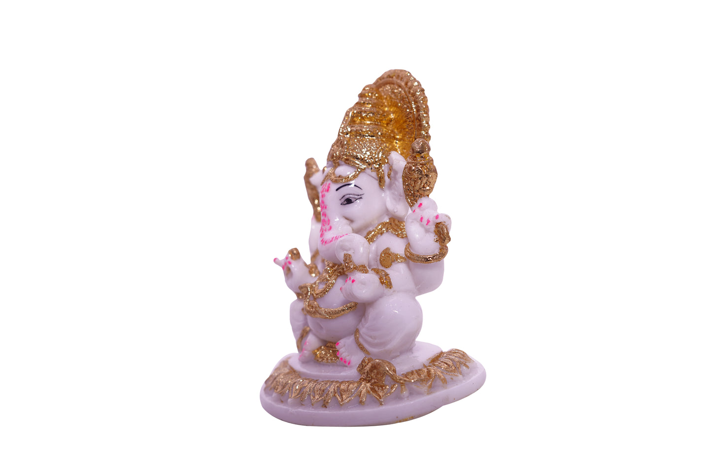 Laxmi Ganesh statue white - Indian Gods and Goddess idols and gifts in marble dust ,Elegant Laxmi-Ganesh Idols for Home & Office Décor | Perfect Marble Showpiece Gift for Birthday, Wedding, and Festivals